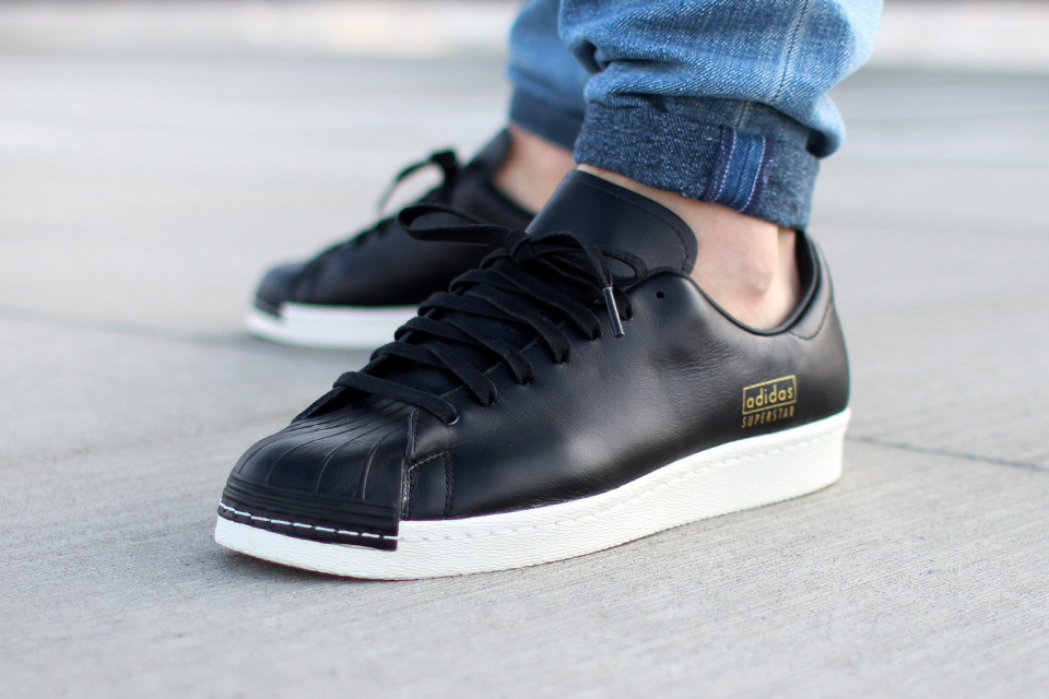 Adidas Superstar 80s Clean – Black/White | The BrownMan Collective